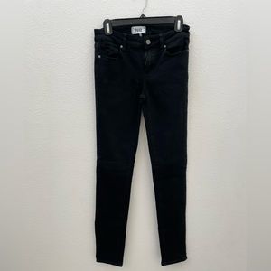 Paige, ladies, blk, stretch, straight leg, jeans. Size 27.  Excellent condition.